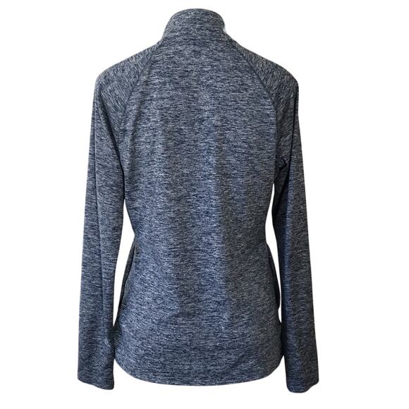 Adidas Golf Women's Quarter Zip Las Vegas Cascata Private Sz Med Blue Space Dye - Picture 2 of 11